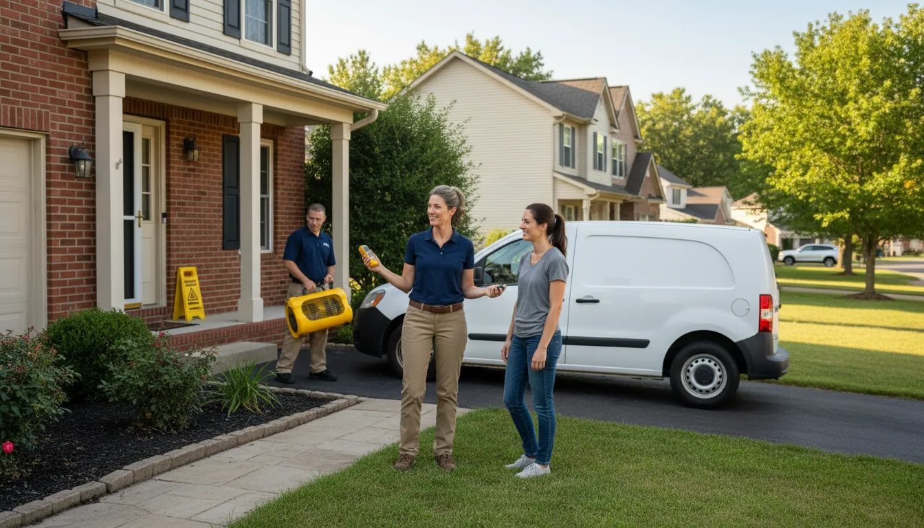 Residential water damage restoration in Ralston, NE